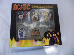 AC/DC Shot Glass 6-pack, ÚJ! (985)
