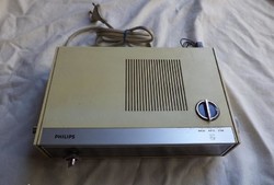 Philips 22RS retro lapozós asztali óra-rádió (1108)