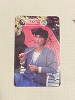 Kártyanaptár. 1989. BUÉK.Ruházat ÁFÉSZ Teljesen új állapotban.