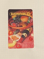 Kártyanaptár. 1989.BUÉK.Vendéglátás. ÁFÉSZ Teljesen új állapotban.