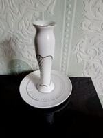 Régi Zsolnay porcelán gyertyatartó