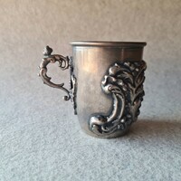 Antique 800 silver small cup