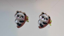 Panda Pandás Fülbevaló