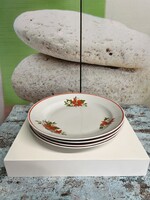 Zsolnay Mikulásvirág mintás Porcelán Lapostányérok A122