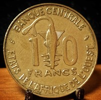 Nyugat-Afrika 10 frank 1982