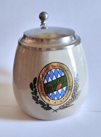 Németország, Rein - Zinn porcelán korsó, 0.5 Liter, 12 cm.