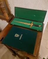 Horthy dísztőr adományozó levéllel!