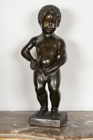 Bronz gyermek figura - szökőkút elem
