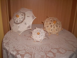 3 db Napernyő (porcelánbaba tartozék)