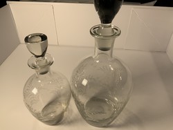 Savmaratott,üveg palackok