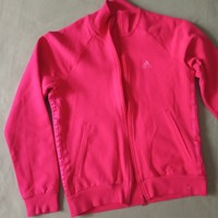 Adidas uniszex felsőrész, pulóver, kardigán, S méret, ciklámen, újszerű, hibátlan