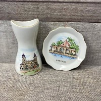 Aquincum Budapest kis váza és kis tányér díszek