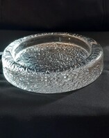 Timo Sarpaneva, vintage finn jégüveg, Iittala. Ash tray design, 1965'