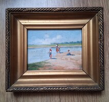 Perlmutter Imre (1870k.- 1935): Folyóparton