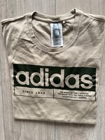 Adidas fiú/férfi póló bézs M