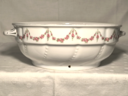 Füles porcelán tál