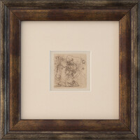 GYŰJTŐI DARAB!  Szász Endre - Illusztráció 128. rézkarc, EREDETISÉG IGAZOLÁSSAL