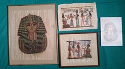 Egyiptomi papirusz kép gyűjtemény - egyben eladó