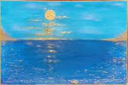 KarTü Art - Sehol sziget / Nowhere island , 60x90 cm