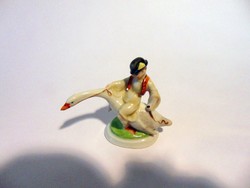 Herendi porcelán libán lovagló Ludas Matyi