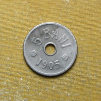 Románia 1905 5 bani