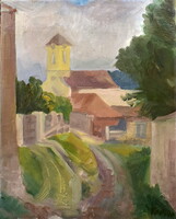 Krutilla József (1930 - 2001) TEMPLOM VALAHOL HEVES MEGYÉBEN