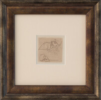 GYŰJTŐI DARAB!  Szász Endre - Illusztráció 121. rézkarc, EREDETISÉG IGAZOLÁSSAL