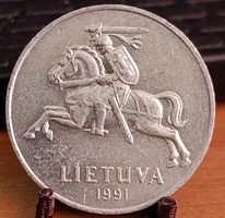 Litvánia 2 cent 1991 07A5