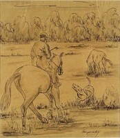 1U579 Benyovszky István : Vadászaton