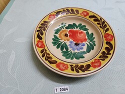 T2084 Kerámia falitányér FS Fainta Sighisoara Segesvár 23 cm