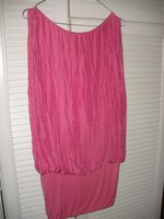 Pink selyem tartalmú felső