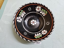 T2067 Kerámia falitányér Városlőd 20,5 cm