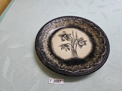 T2087 Kerámia falitányér Gránit 23,5 cm
