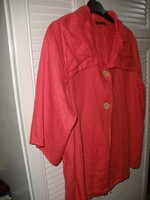 100% len lezser kabát, korall