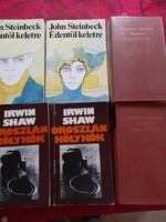 6db könyv Külön is Parasztok I és II, Édentöl Keletre I es II, Oroszlán Kölykök I es II