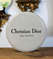 Vintage gyűjtői darab! Eredeti Christian Dior finom műbőr doboz, paróka doboz, kitűnő állapotban