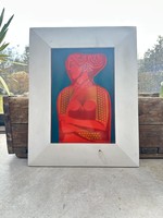 Fabók Gyula tűzzománc falikép