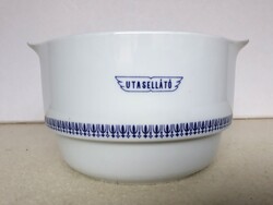 Alföldi porcelán Utasellátó feliratos leveses tál