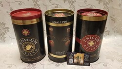 1 Ft-ról! 3 db UNICUM-os díszdoboz (üresen)