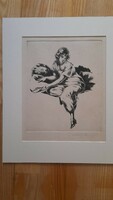 Merényi Rudolf:Fekvő nő