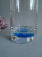 Kosta Boda  buborékos kék  pohár, váza, dekoráció.