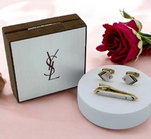 Yves Saint Laurent gyönyörű mandzsetta szett eredeti dobozában!