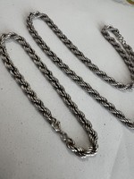 Magyar vintage ezüst nyaklánc, karkötő