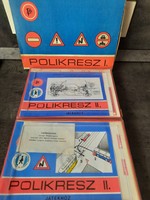 Polikresz társasjátékok, 3 db. 1976-ból