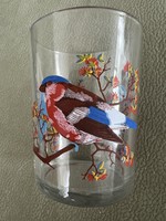 Francia-REIMS-VMC kristály madaras üveg pohár, sorszámozott,  jelölt, nagyon szép