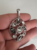 Swarovski köves ezüst medál