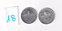 200 Forint 1992 2 db egyben 18