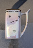 Régi Karlovy Vary kúrapohár fürdőpohár 16 cm.