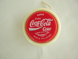 Coca-cola műanyag játék jojó