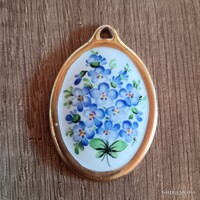 Régi Herendi porcelán medál